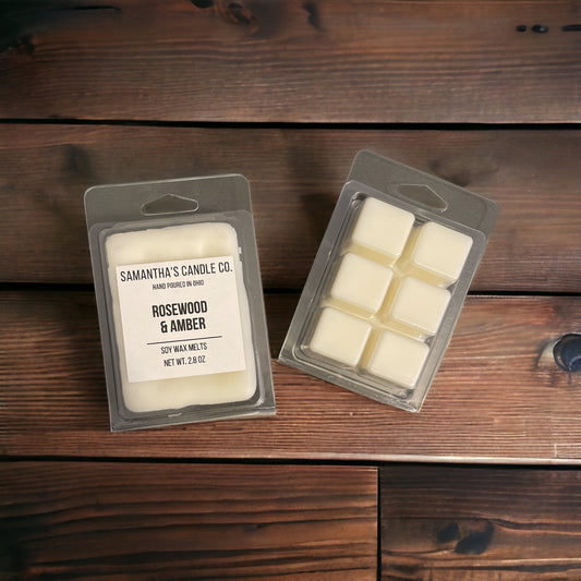 Rosewood & Amber Wax Melts